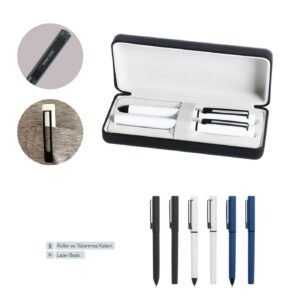 Yazı Şıklığı İçin Promosyon Roller ve Tükenmez Kalem Seti